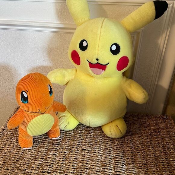 Pokemon Build a Bear Plush Charmander Corduroy Plush - Picture 2 of 11